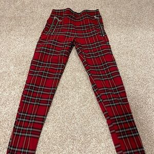 Zara plaid pants